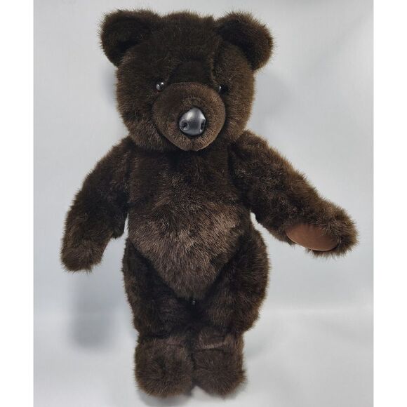VTG‎ L.L. Bear Dark Brown 17 Inch Plush Jointed Teddy Bear L.L. Bean - Picture 2 of 12